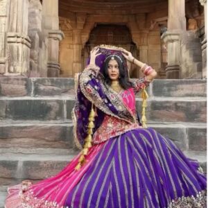 Fabric:- Fox Georgette  Micro Cotton     👗Lehenga👗