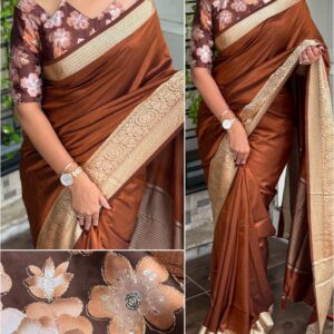 premium dola silk saree
