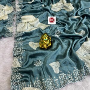 Everyone See Today’s Latest Collection in chinon print Work Concept.