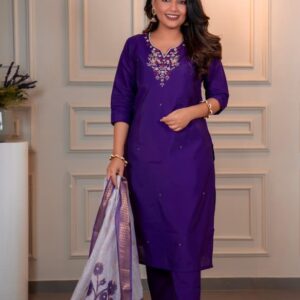 Launching New Designers Kurti Pent Dupatta Set  *🪡👇 Product Info 👇🪡