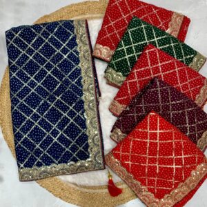 -FANCY BANDANI SAREE