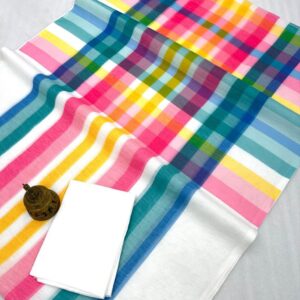 Saree Fabric - Plain Linen