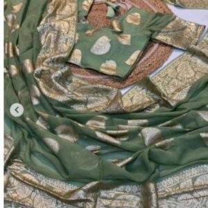 Pure Viscose Georgette Saree