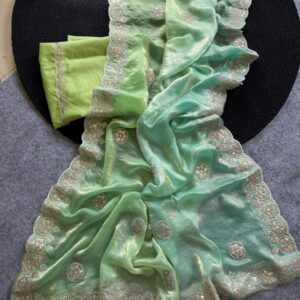 chiffon Saree – Yellow, Green, Pink, Peach, and Aqua Blue,lilac .